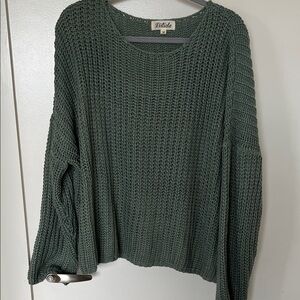 Listicle sage Green Knit Sweater